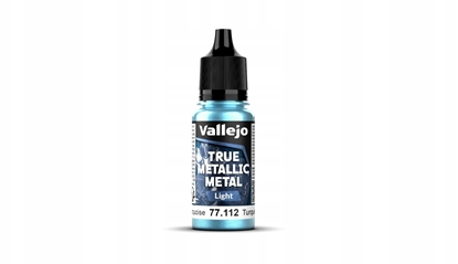 Attēls no Vallejo : 77.112 - True Metallic Metal - Light - Hydra Turquoise (18 ml)