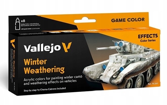 Изображение Vallejo : 70.263 - Model Color - Effects - Winter Weathering (8 x 18 ml)