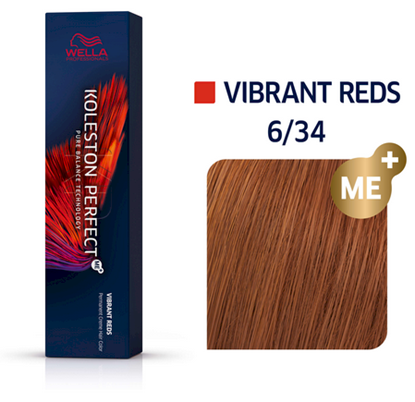 Attēls no Wella Professionals Koleston Perfect Me+ Vibrant Reds 6/34 Hair Color 60 ml