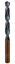 Изображение Wierto Alpen Wierto krte HSS, krótkie, DIN 338 RN, 2x49mm, Sprint Master ALPEN 0061800200100