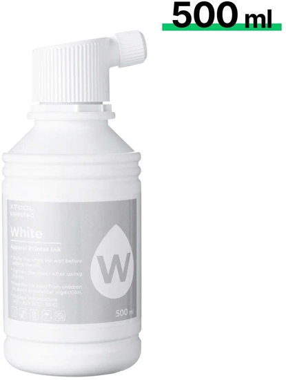 Picture of xTool Selected Apparel Printer Ink - White (500 ml)