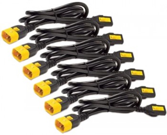 Picture of APC POWER CORD KIT (6 EA), LOCKING, C13 TO C14, 0.6M, BLUE