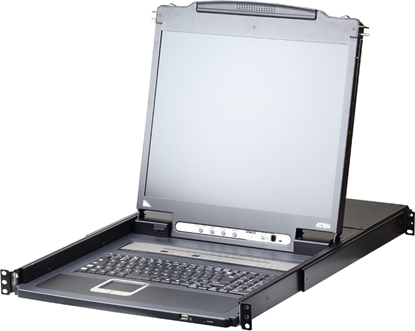 Attēls no Aten CL5716iN LCD KVM Switch Over IP, USB-PS/2,VGA , 16-Ports, DE-Layout