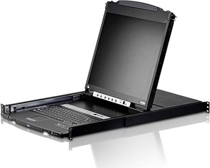 Attēls no Aten CL5816N 48cm LCD KVM Switch USB-PS/2, VGA, 16 Port, DE-Layout