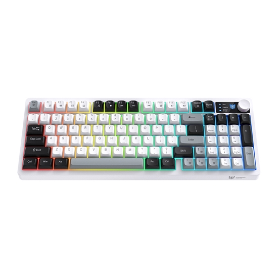 Изображение Klawiatura Onikuma Gamingowa MT902 2,4G (biao-czarna) (MT902 2,4G (black and white))