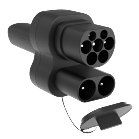 Изображение EV Charger Adapter CCS2 - NACS (Tesla DC/AC)