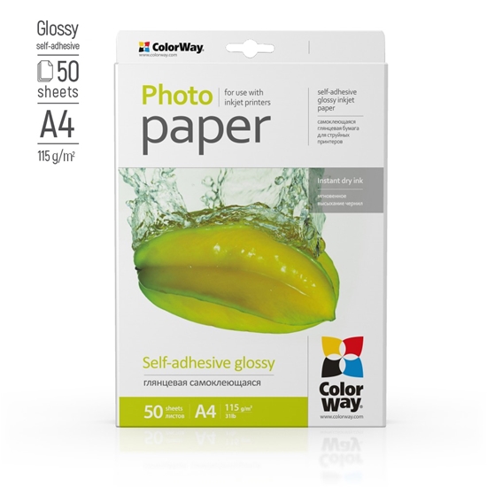 Picture of Self-adhesive Photo Paper | Glossy | 115-80 g/m² | A4