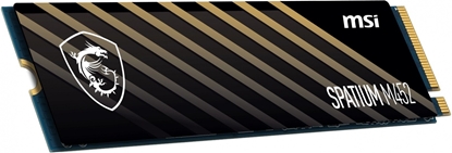 Picture of SSD|MSI|150xTBW rating|MTBF 1500000 h|Read speed 3600 MB/s|Write speed 3100 MB/s|NVMe Yes|PCI Express 4.0|M.2|500 GB|SPATIUM M452|S78-440K210-P83