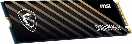 Picture of SSD|MSI|150xTBW rating|MTBF 1500000 h|Read speed 3600 MB/s|Write speed 3100 MB/s|NVMe Yes|PCI Express 4.0|M.2|500 GB|SPATIUM M452|S78-440K210-P83