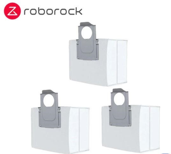 Picture of Vacuum Cleaner Accessory|ROBOROCK|Disposable Dust Bag 3pcs|White|For OC0/Q70+/Q70 Max+/OC5/Q75+/Q75 Max+/Q55+/O35/S75 MaxV Ultra/S70 Pro Ultra/S80 Pro Ultra/S85 Pro Ultra/OC0-D/S80+/Q80 Max+/OC5-D/S85+/Q85 Max+/Q55 Pro+/S70 Max Ultra/S75 Max Ultra/Q55 Ma