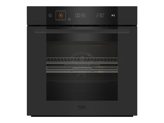Picture of BEKO Oven | MBBIMA10600MTPSWE | 72 L | Electric | Pyrolysis | Touch control | Steam function | Convection | Height 59.5 cm | Width 59.4 cm | Black