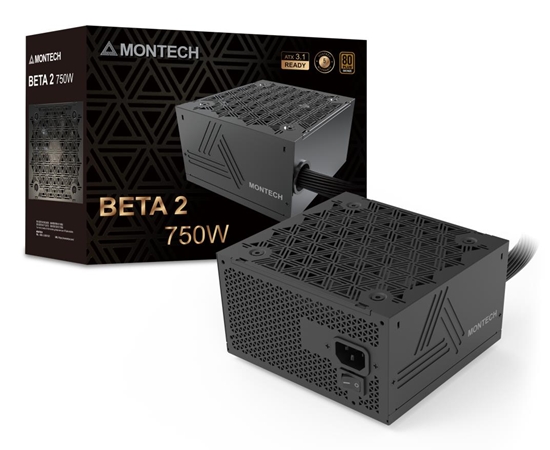 Picture of Power Supply|MONTECH|BETA 2|ATX|PC|100 - 240 V|750 W|BETA2750W